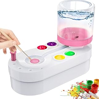 2025 Nettoyeur de Pinceaux, Rinçage pour Acryliques et Peintures à Base d
