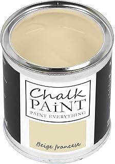 Chalk Paint Everything® Beige Francese - Sans poncer colore facilement tous les matériaux (250 ml) Produit professionnel