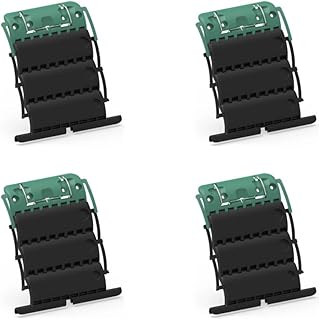 Ensemble de 4 attaches verrou ZF Clicksur H875F pour tablier de volet roulant - Fixation sécurisée pour volets roulants - Verrou automatique 3 maillons - Attache clipsable de sécurité anti-effraction