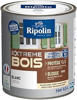 RIPOLIN - Peinture pour Bois Intérieur/Extérieur -