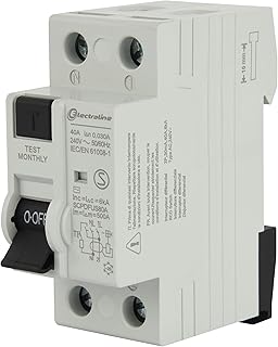 Electraline 87008 Interrupteur différentiel 40A, sensibilité 30mA, type AC