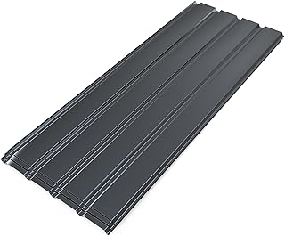 Mondeer Lot de 12 Panneaux de Toits, Tuiles de Toit, Recouverte de Métal Galvanisé 115 * 45cm / 6m² 0.3mm, pour Remplacer le Panneau de la Véranda D