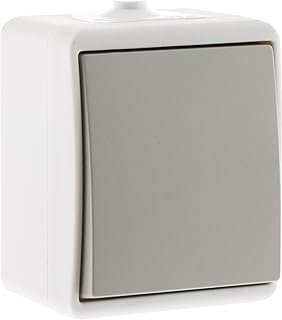 Va et vient IP54 - Gris clair - Zenitech