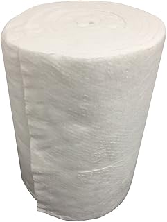 EINSIDE Rouleau de Fibre Céramique, Isolation de cheminée, Tapis ignifuge haute température, 7,30 m x 61 cm, Épaisseur 25 mm, Densité 64 kg/m3