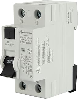 Electraline 87011 Interrupteur différentiel 63A, sensibilité 30mA, type AC