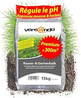 versando 15kg de chaux à gazon & chaux de jardin jusqu