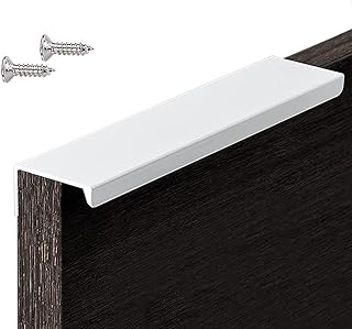 BOOLSFMAM Lot de 6 Poignées Invisibles pour Cuisine, Meuble, Salle de Bain, Armoire et Tiroir - Poignée Cachée pour Porte d